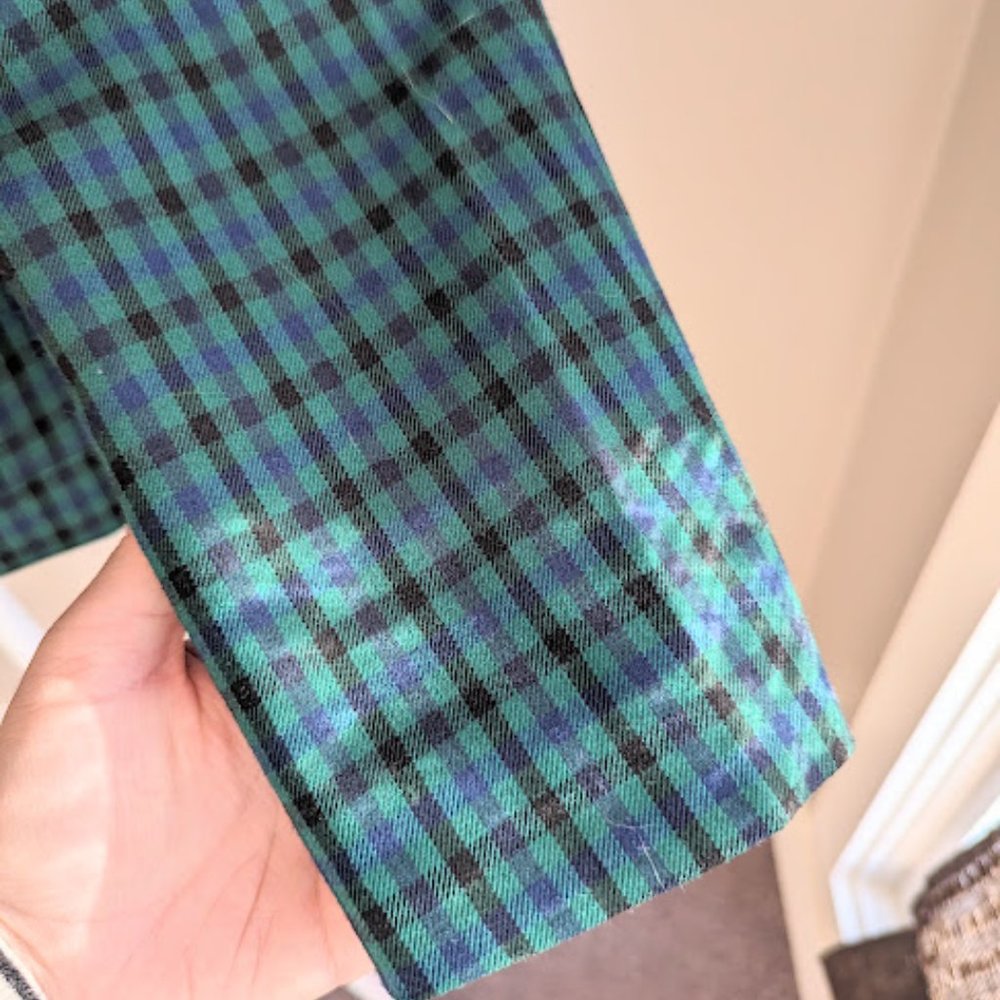 Draper James Checkerboard Blazer Size 2 Preppy Bu… - image 3